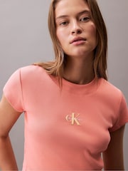 Orange - Calvin Klein Baby Monogram T-Shirt - Bild 5 von 5