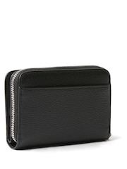 Calvin Klein Black Minimal Monogram Leather Wallet - Image 2 of 2