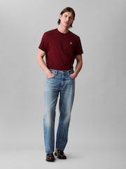 Calvin Klein Red Short Sleeve Easy Monogram T-Shirt - Image 3 of 5