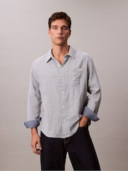 Calvin Klein Blue Casual Classic Shirt - Image 1 of 6