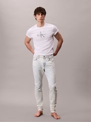 Calvin Klein Blue Slim Tapered Denim Jeans - Image 1 of 6