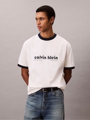 Calvin Klein Natural Short Sleeve T-Shirt - Image 1 of 5