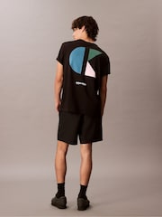 Shorts Calvin Klein Premium Terry Monograma - Imagem 3 de 5