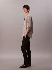 Calvin Klein Black Slim Cotton Stretch Cargo Trousers - Image 3 of 5