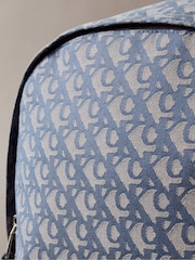 Calvin Klein Blue Unstructured Backpack - Image 3 of 3