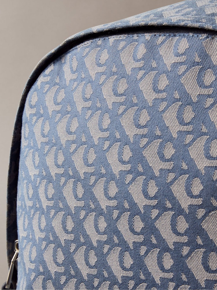 Calvin Klein Blue Unstructured Backpack - Image 3 of 3