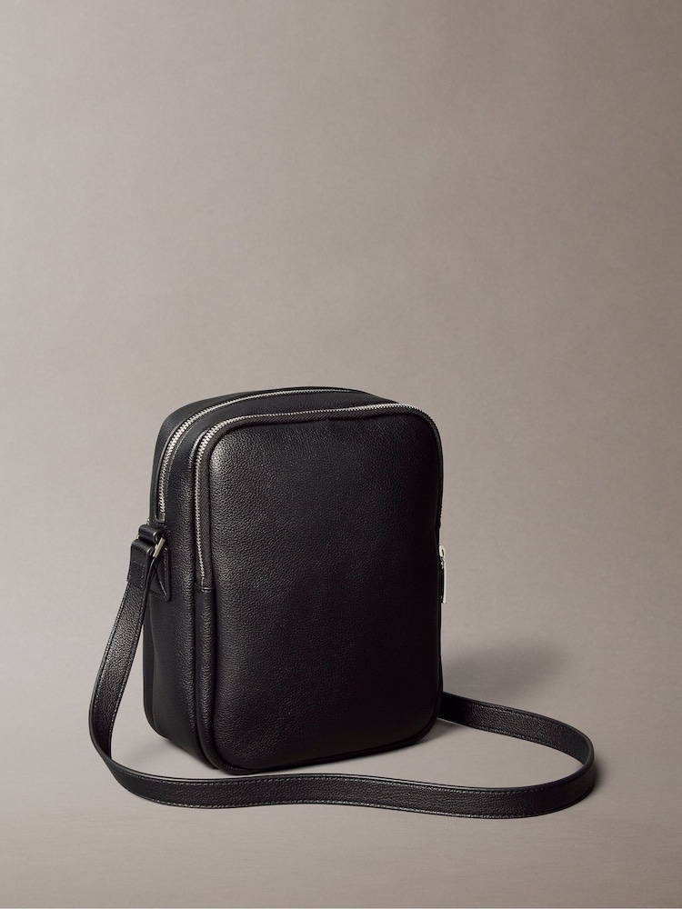 Calvin Klein Black Micro Pebble Cross-Body Bag - Image 2 of 3
