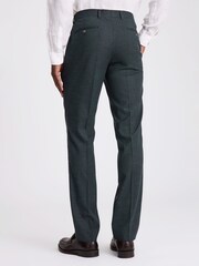 MOSS Green Slim Fit Puppy Tooth Trousers - Image 2 of 3