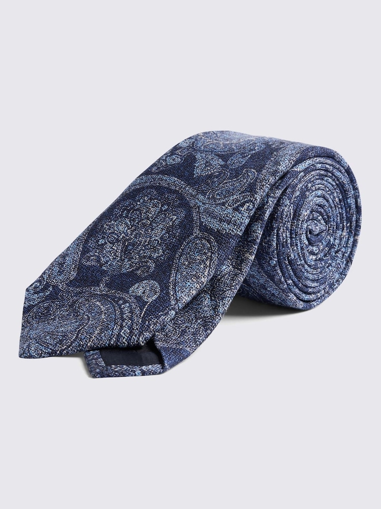 MOSS Bottinelli Silk Paisley ჰალსტუხი - სურათი 1 2-დან