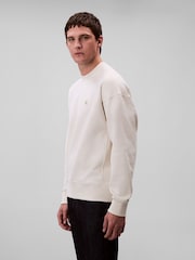 Calvin Klein Brown Premium Terry Sweatshirt - Image 4 of 5