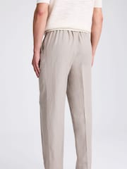 MOSS Natural Wool Linen Beach Trousers - Image 2 of 4