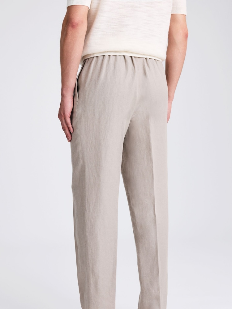 MOSS Natural Wool Linen Beach Trousers - Image 2 of 4