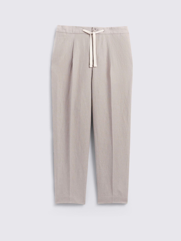 MOSS Natural Wool Linen Beach Trousers - Image 4 of 4 MOSS Natural Wool Linen Beach Trousers - Image 4 of 4