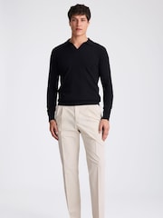 MOSS Natural Light Pleated Trousers - Image 3 of 3