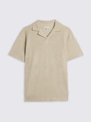 Terry Towelling Skipper 100% Cotton Polo Shirt - Image 4 of 4