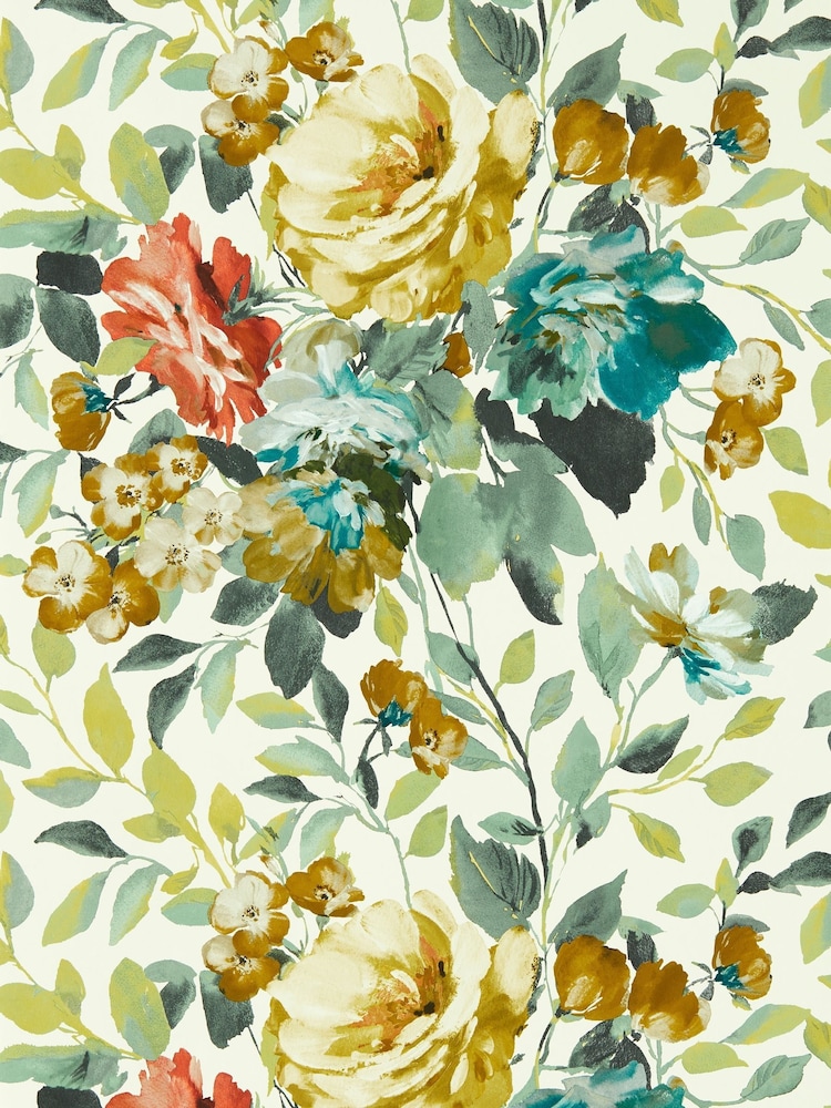 Clarke & Clarke Antique Bloom Exotica 2 10M Wallpaper - Image 1 of 1