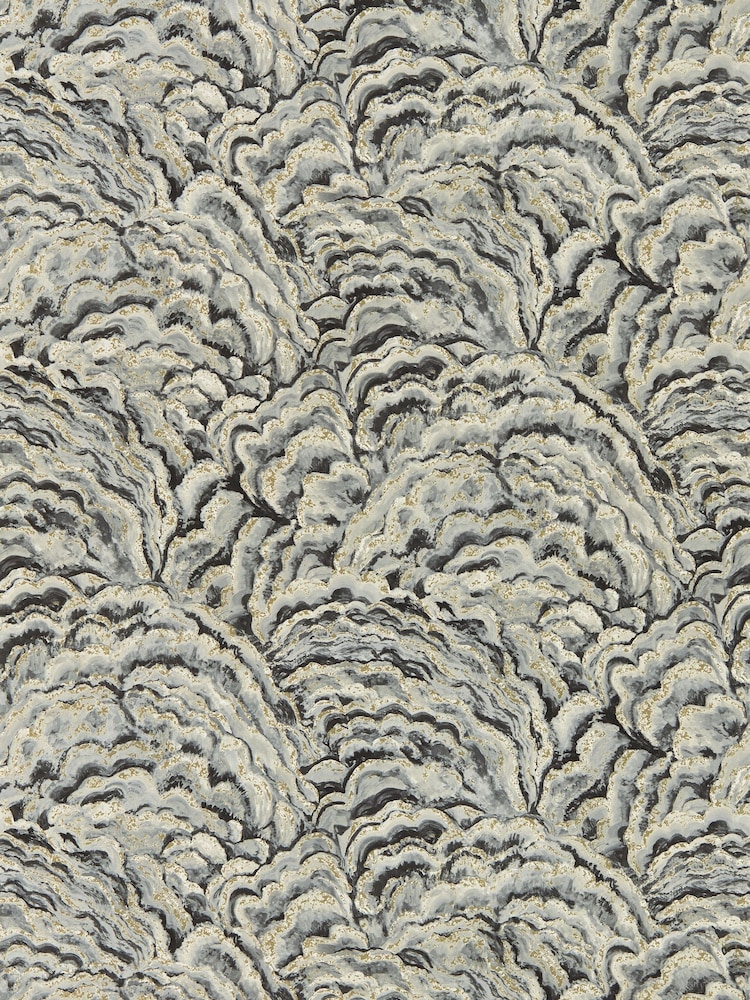 Clarke & Clarke Noir Gilver Lumino Exotica 2 10M Wallpaper - Image 1 of 1