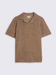 Terry Towelling Skipper 100% Cotton Polo Shirt - Image 4 of 4