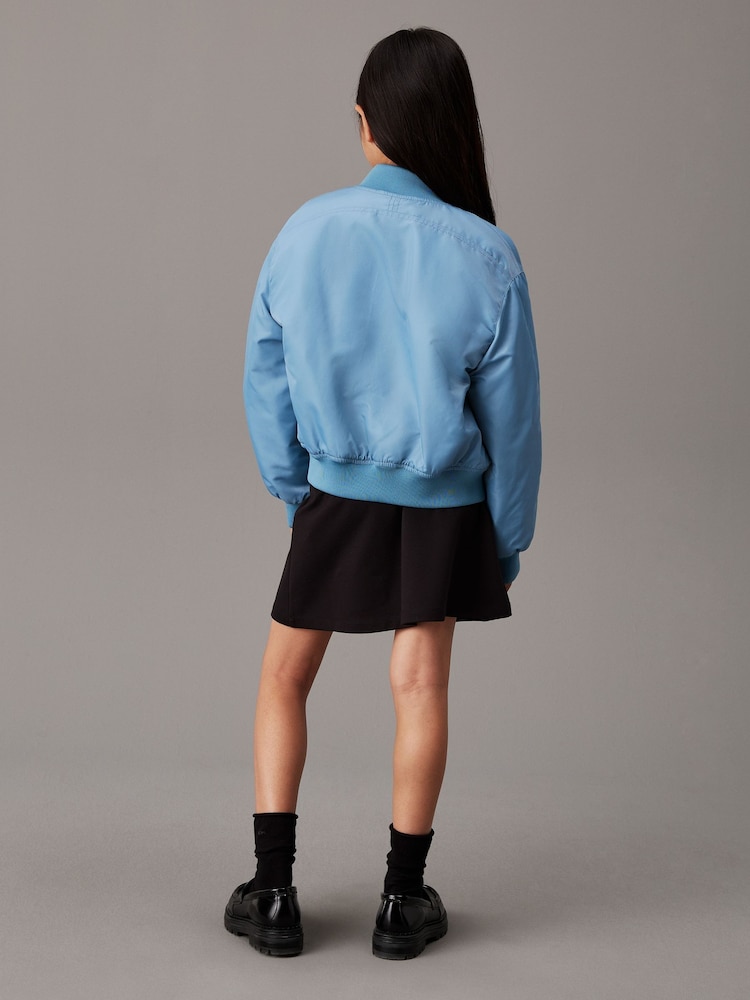 Calvin Klein Logo Tape Flare Punto Skirt - Изображение 2 из 4