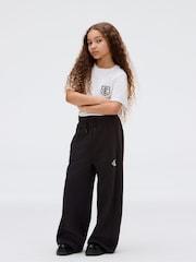 Calvin Klein Black Logo Wide Leg Joggers - Image 3 of 5