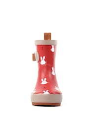 Lazy Dogz Red Bunny Design Toddler Wellingtons - Image 4 of 7