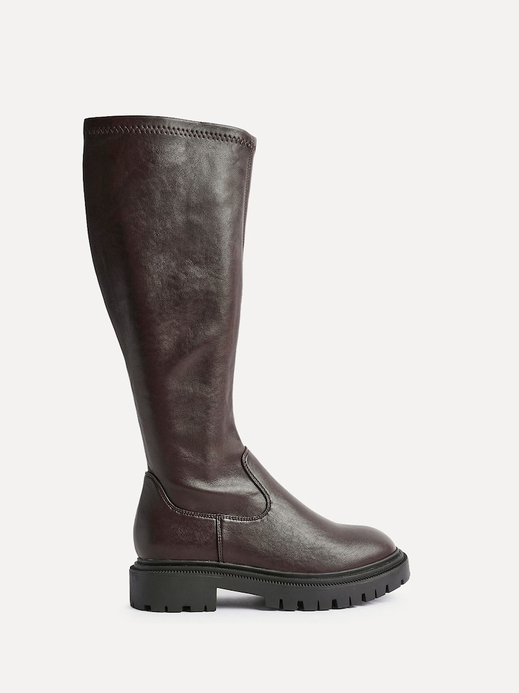 Linzi Brown Hallie High Leg Stretch Boots - Image 2 of 6 Linzi Brown Hallie High Leg Stretch Boots - Image 2 of 6
