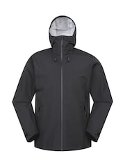 Mountain Warehouse Black Mens Hill Packable Waterproof Jacket - Image 1 of 6