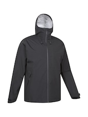 Mountain Warehouse Black Mens Hill Packable Waterproof Jacket - Image 2 of 6