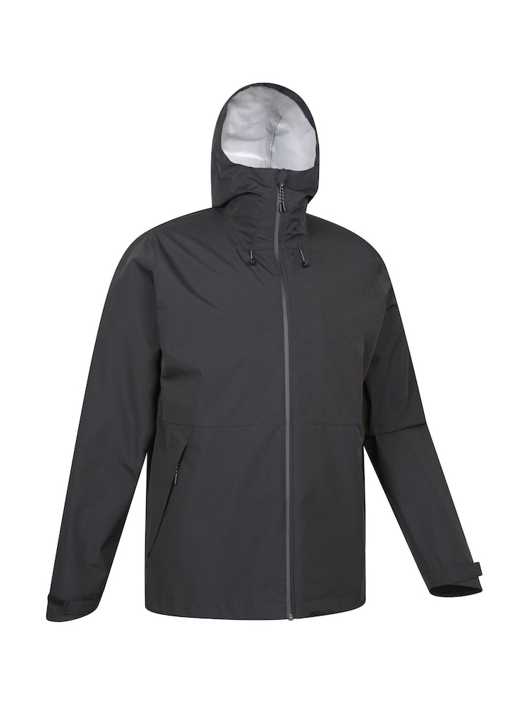 Mountain Warehouse Black Mens Hill Packable Waterproof Jacket - Image 2 of 6