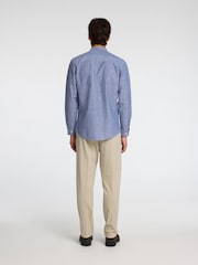 Selected Homme Blue Long Sleeve Shirt - Image 3 of 4