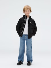 Calvin Klein Black Dry Knit Field Jacket - Image 1 of 5