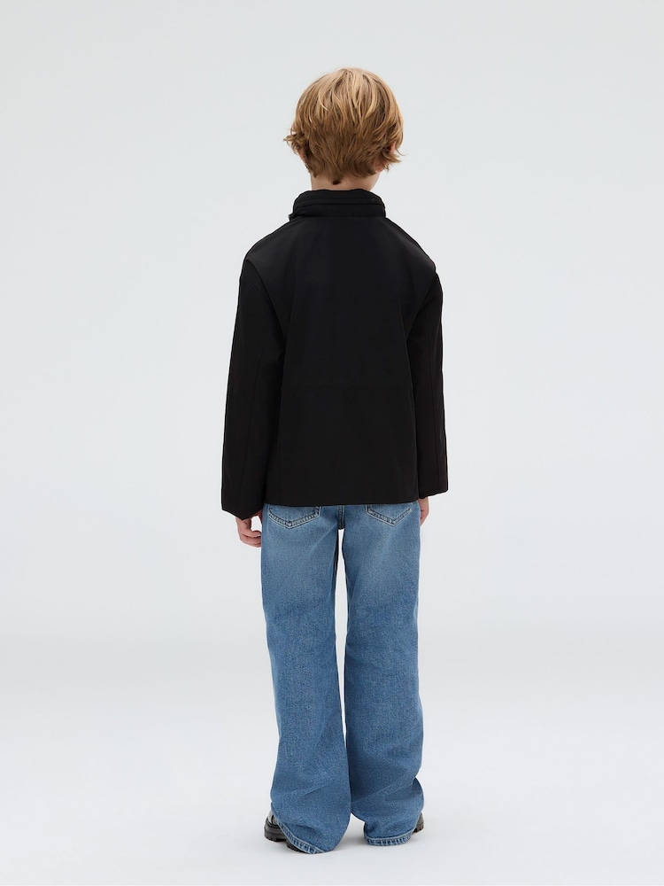 Calvin Klein Black Dry Knit Field Jacket - Image 2 of 5