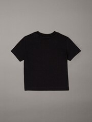 Calvin Klein Black Monogram Short Sleeve T-Shirt - Image 2 of 2