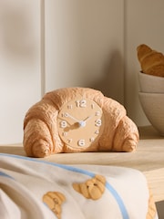Natural Croissant Mantel Clock - Image 1 of 3