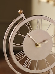 Gold Marble Globe Mantel Clock - Image 2 of 3