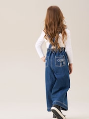 Angel & Rocket Blue Josie Denim Dungarees - Image 2 of 9