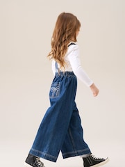 Angel & Rocket Blue Josie Denim Dungarees - Image 3 of 9