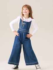 Angel & Rocket Blue Josie Denim Dungarees - Image 4 of 9