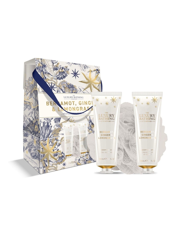 The Luxury Bathing Company Bergamot Ginger and Lemongrass Perfect Night In Gift Set - Image 1 of 1