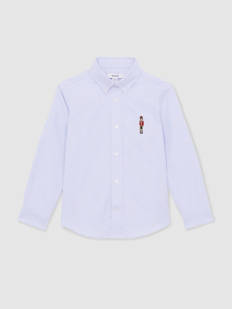 Reiss Soft Blue Wilf Shirt - Image 2 of 5