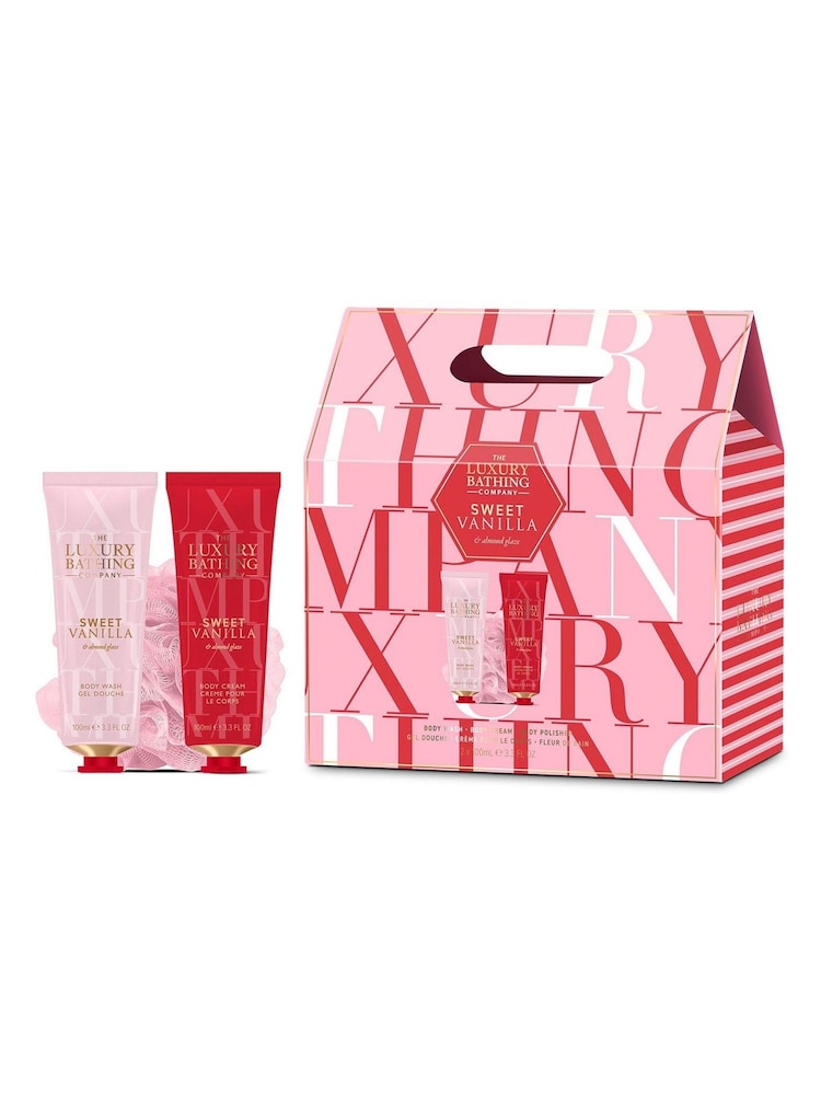 The Luxury Bathing Company Sweet Vanilla and Almond Perfect Night In Gift Set - Image 1 of 1