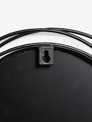 Set of 3 Black Contemporary Wire Mirrors - Image 5 of 5