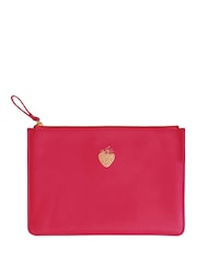 Portico Designs Red Strawberry Faux Leather Organiser & Keyring Set - Image 2 of 4