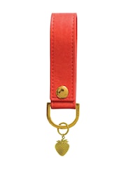 Portico Designs Red Strawberry Faux Leather Organiser & Keyring Set - Image 4 of 4