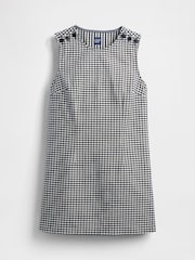 Gap Black/White DÔEN Gingham Denim Mini Dress - Image 7 of 8