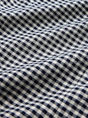 Gap Black/White DÔEN Gingham Denim Mini Dress - Image 8 of 8