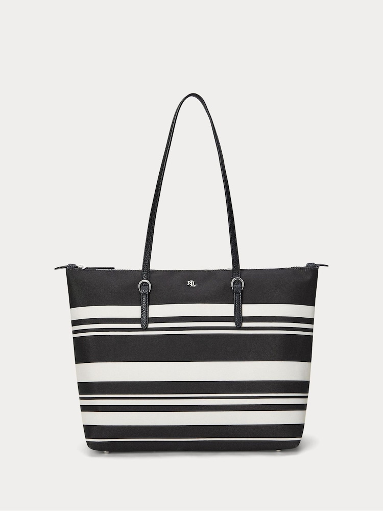 Lauren Ralph Lauren Keaton Nylon Black Tote Bag - Image 2 of 6