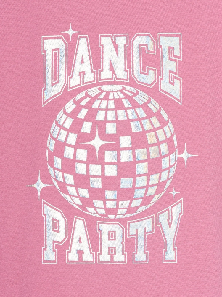 Gap Pink Graphic Crew Neck Short Sleeve T-Shirt (4-13yrs) - Image 3 of 3 Gap Pink Graphic Crew Neck Short Sleeve T-Shirt (4-13yrs) - Image 3 of 3