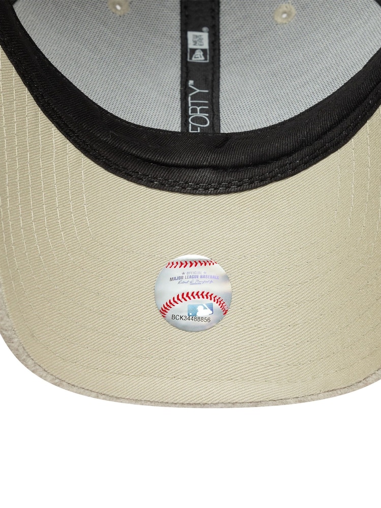 New Era Cream Melton Wool 9Forty New York Yankees Hat - Image 5 of 5