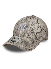 New Era Womens Grey Snake Print 940 Cap - Image 3 of 5